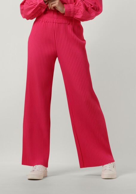 Roze Y.A.S. Wijde broek YASALISA HW PANT S. - large