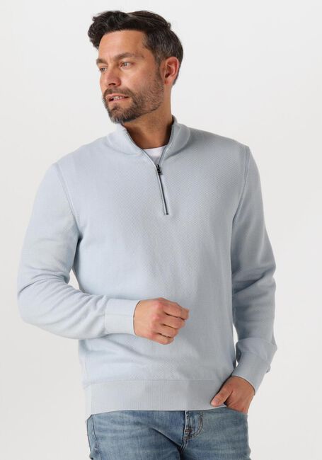Lichtblauwe BOSS BLACK Trui EBRANDO - large