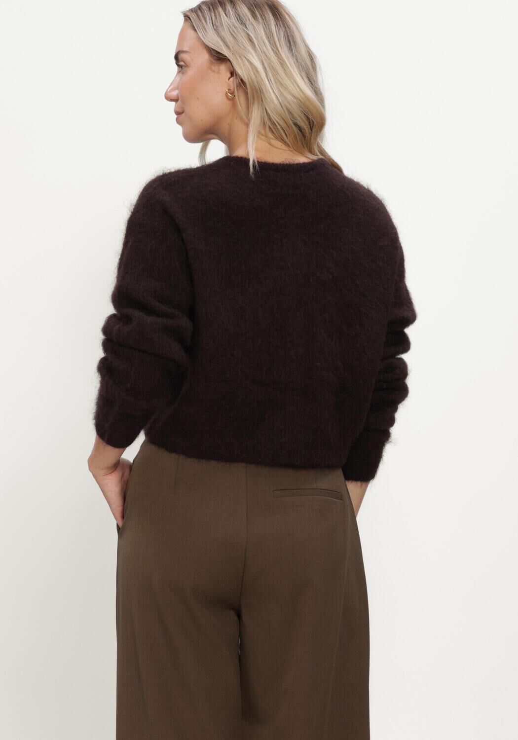 Bruine GESTUZ Vest GZDEBBIE CARDIGAN - large