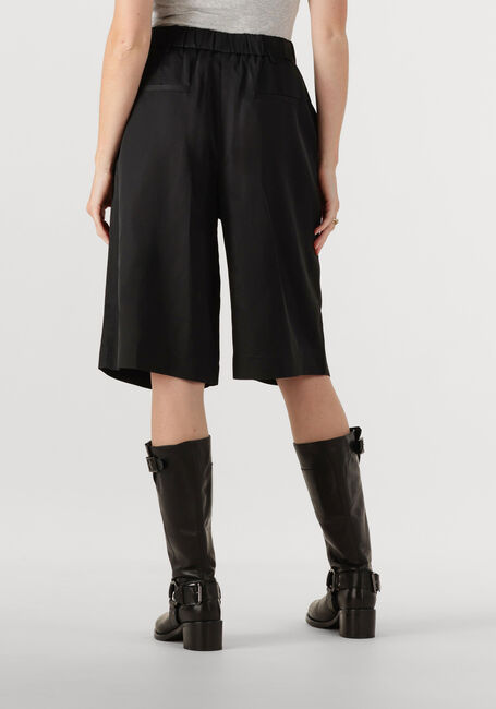 Zwarte WITHBLACK Wijde broek WBLSELMA WIDE LINEN BERMUDA - large