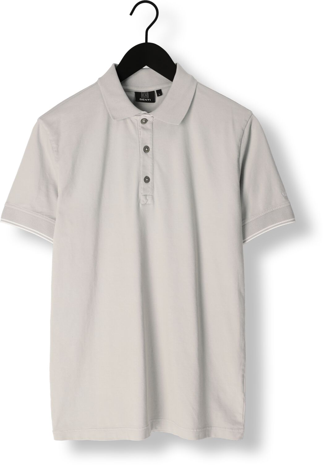 GENTI Heren Polo's & T-shirts J9034-1212 Taupe
