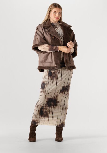 Bruine STUDIO AR Mantel AVY FAUX LACON - large