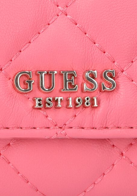 Roze GUESS CESSILY CARD & COIN PURSE Portemonnee - large