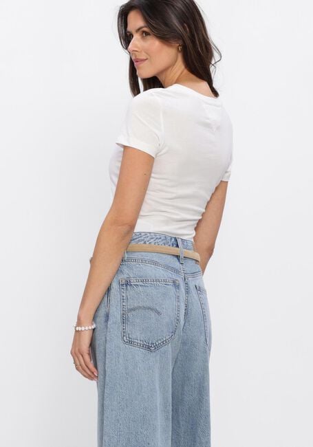 Witte TOMMY JEANS T-shirt TJW SLIM LINEAR TEE EXT - large