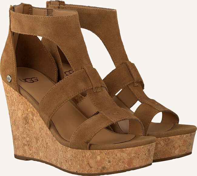 Cognac UGG Platte sandalen WHITNEY Cognac UGG Platte sandalen WHITNEY - large