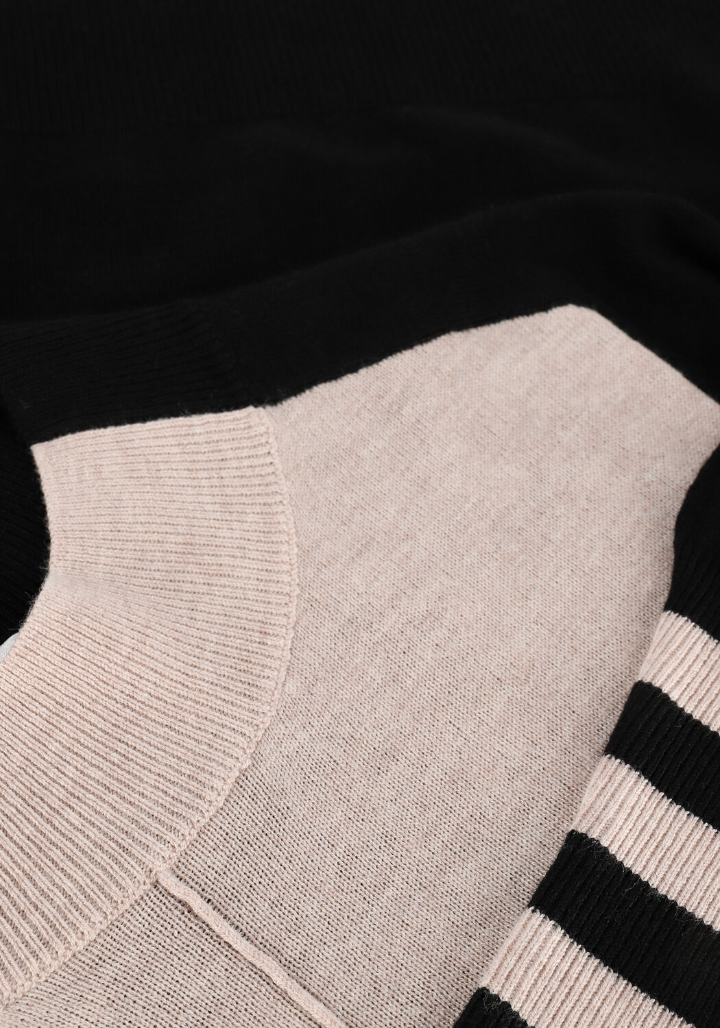 Witte SUMMUM Trui COLOURBLOCK SWEATER EXTRA FINE - large