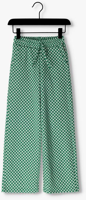 Groene MOODSTREET Pantalon PANTS IN JACQUARD KNIT CHECK - large