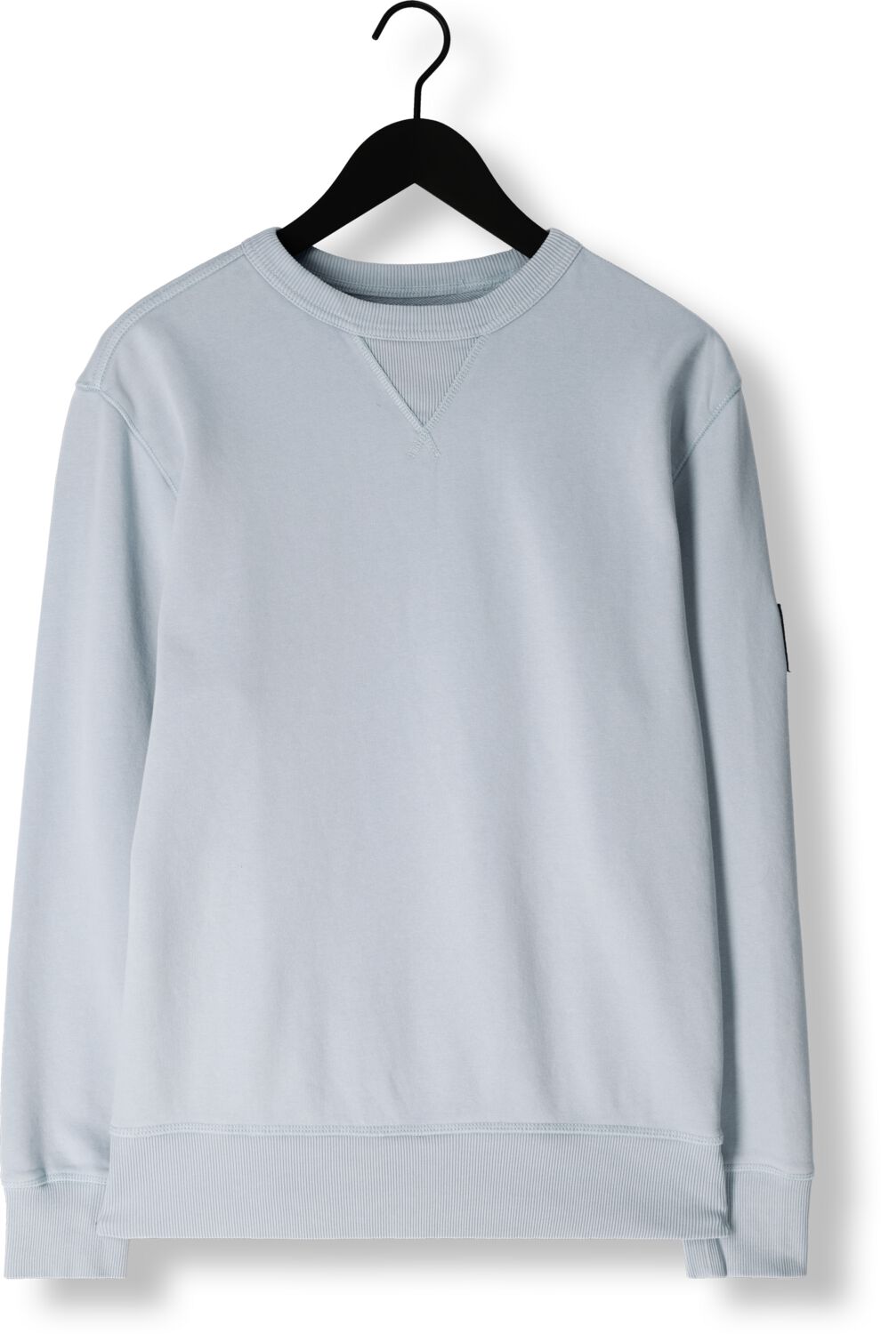 CALVIN KLEIN Heren Truien & Vesten Washed Badge Crew Neck Blauw