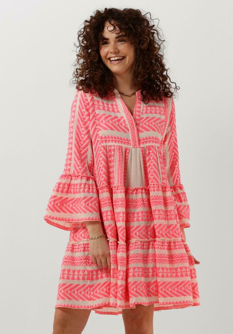 Gebroken wit DEVOTION Mini jurk ELLA - large