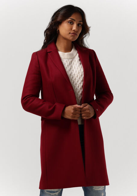 Rode TOMMY HILFIGER Mantel WOOL BLEND CLASSIC COAT - large