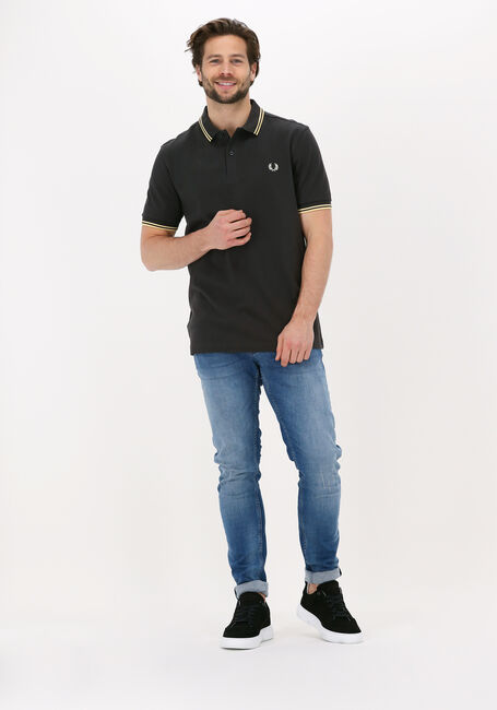 Grijze FRED PERRY Polo TWIN TIPPED FRED PERRY SHIRT - large