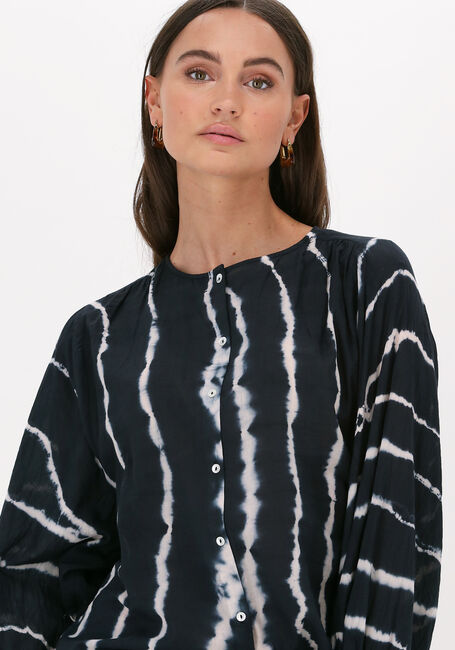 Blauwe BY-BAR Blouses JAMIE TIE-DYE BLOUSE - large