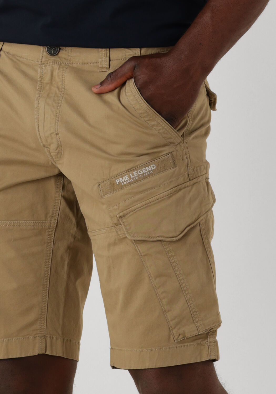 PME LEGEND Heren Broeken Nordrop Cargo Shorts Khaki