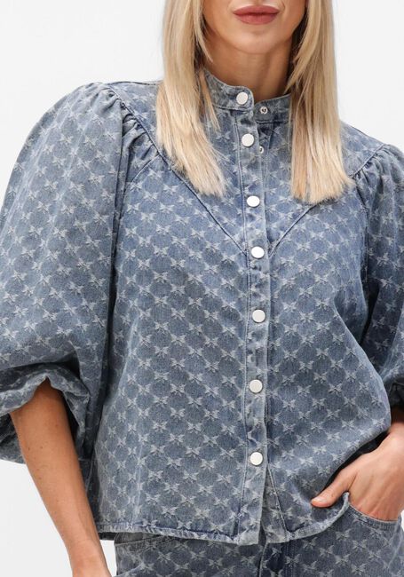 Blauwe MINUS Blouses MSSIENNE SHIRT - large