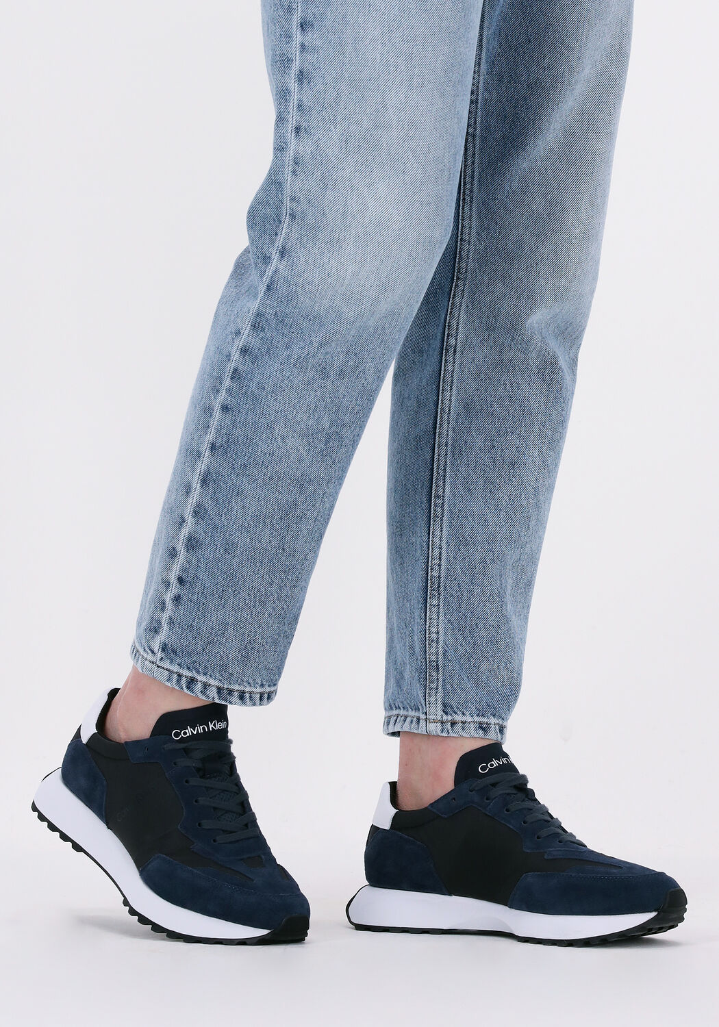 Blauwe CALVIN KLEIN Lage sneakers LOW TOP LACE UP - large