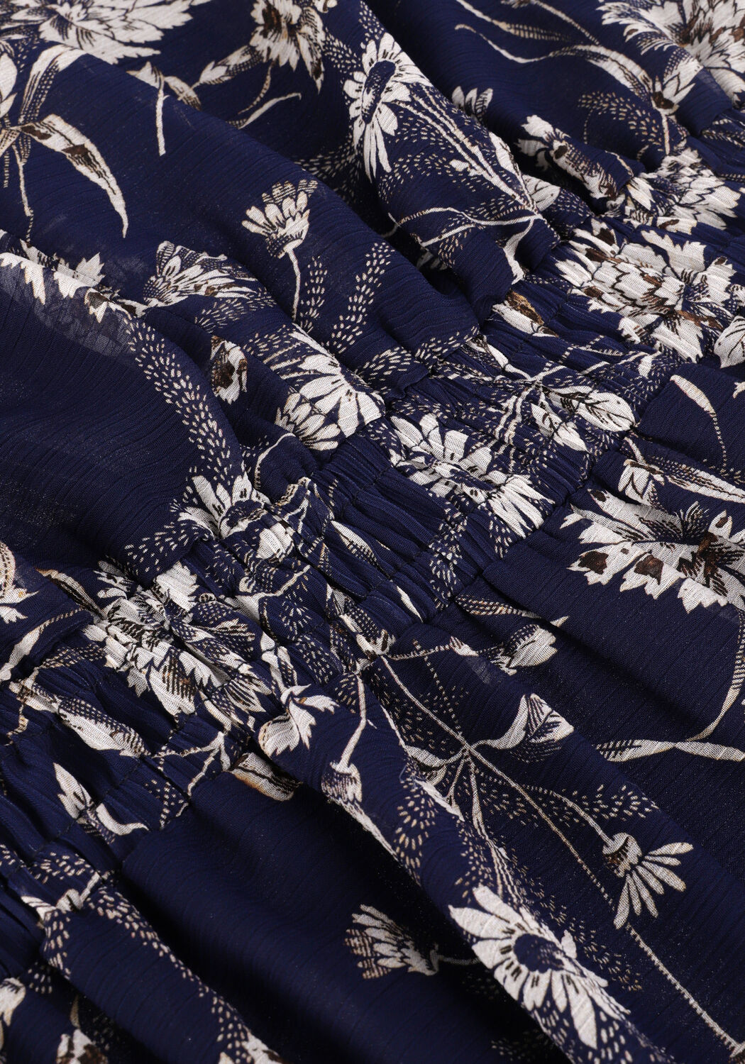 Donkerblauwe SEMICOUTURE Midi jurk Y2WS23 - large