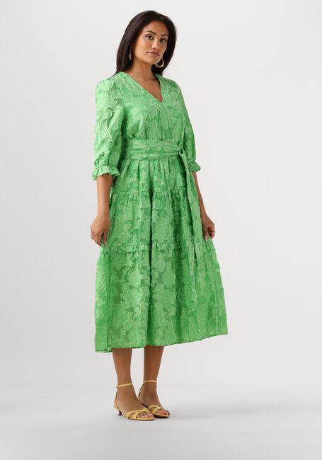 Groene SELECTED FEMME Midi jurk SLFSADIE 3/4 MIDI DRESS - large