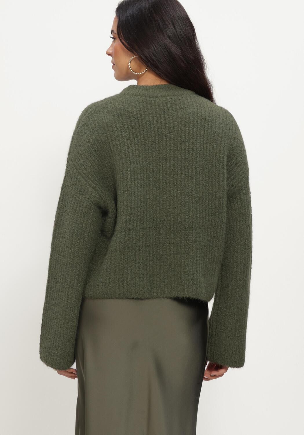 Groene EDITED Trui SALOME JUMPER - large