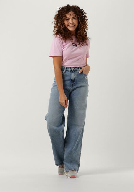 Roze TOMMY JEANS T-shirt OTHER KNIT TOPS - large