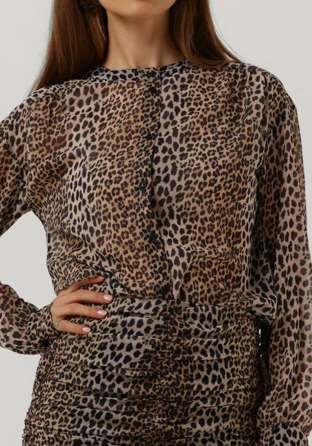 Bruine NOTES DU NORD Blouses FABIOLA RECYLED SHIRT - large