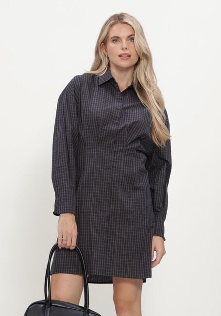 Donkergrijze NOTRE-V Midi jurk NV-IRIS - large