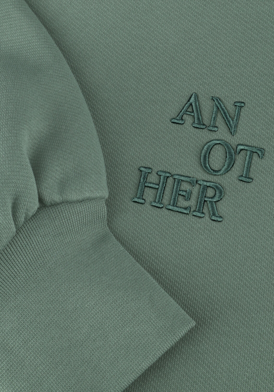 Groene ANOTHER LABEL Sweater JAXY SWEAT L/S - large