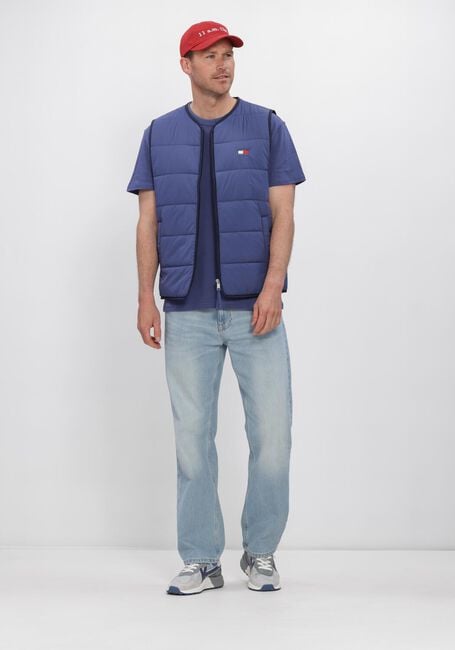 Blauwe TOMMY JEANS T-shirt TJM REG BADGE TEE EXT - large