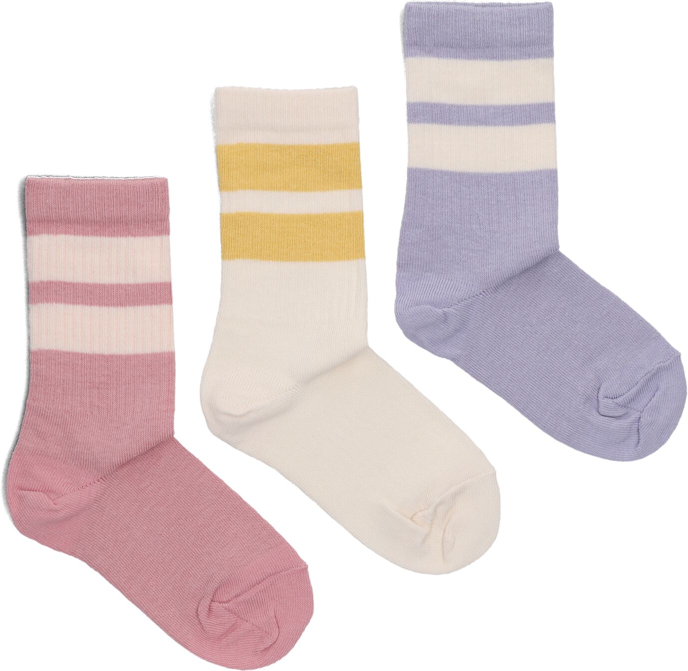 MP DENMARK Meisjes Beenmode Anker Socks 3-pack Roze
