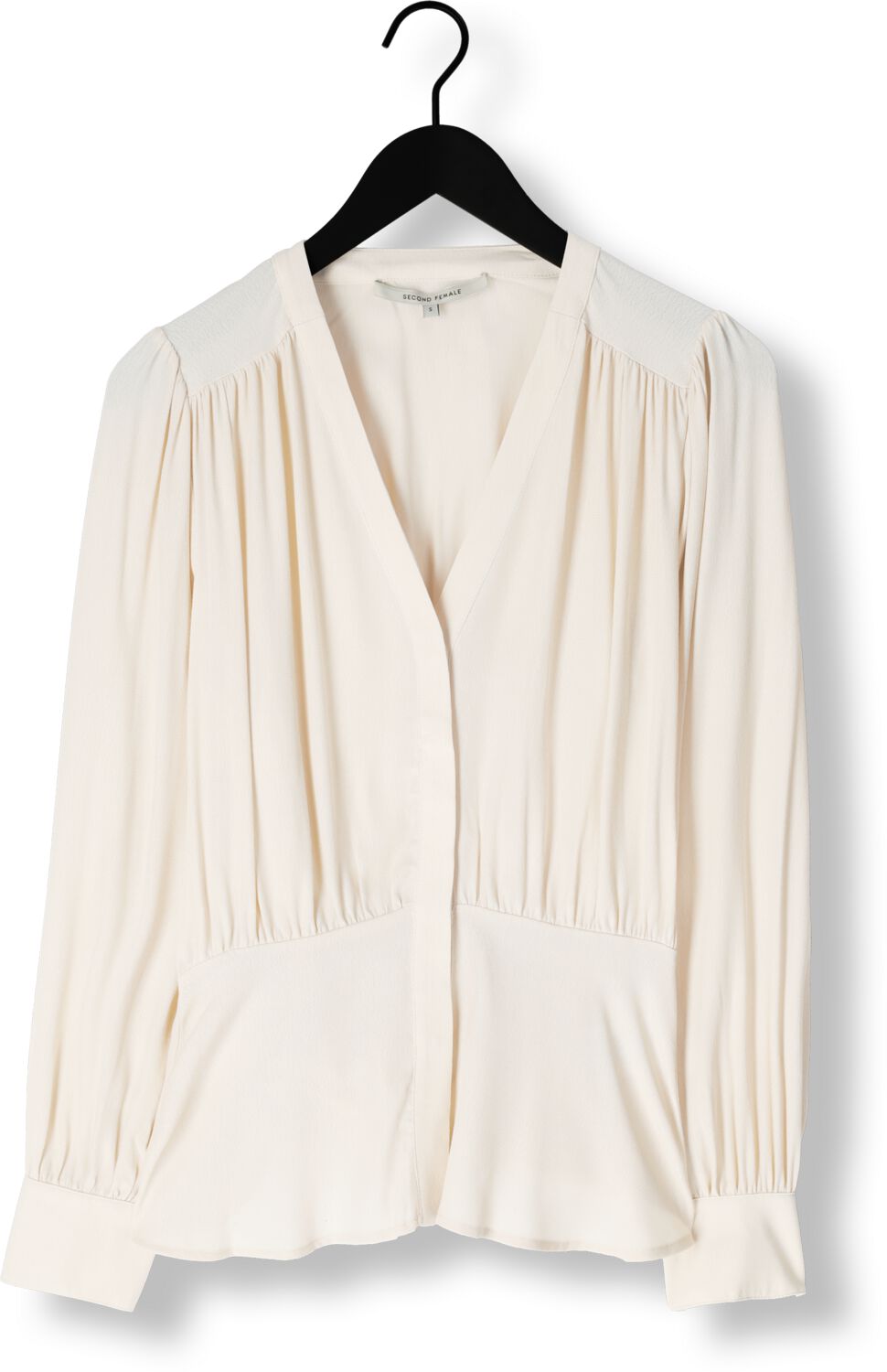 SECOND FEMALE Dames Blouses Elvas Shirt Beige