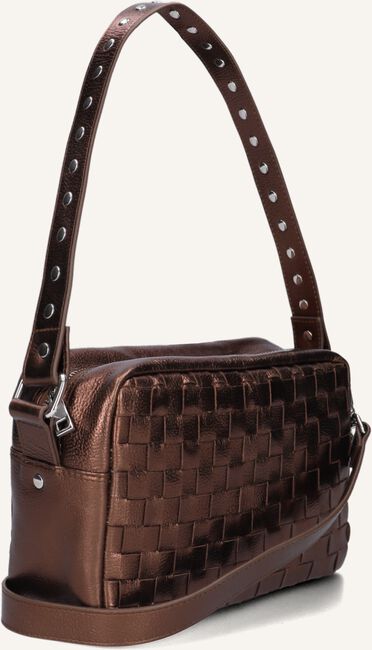 Bruine NÚNOO Schoudertas VILDA METALLIC Bruine NÚNOO Schoudertas VILDA METALLIC - large