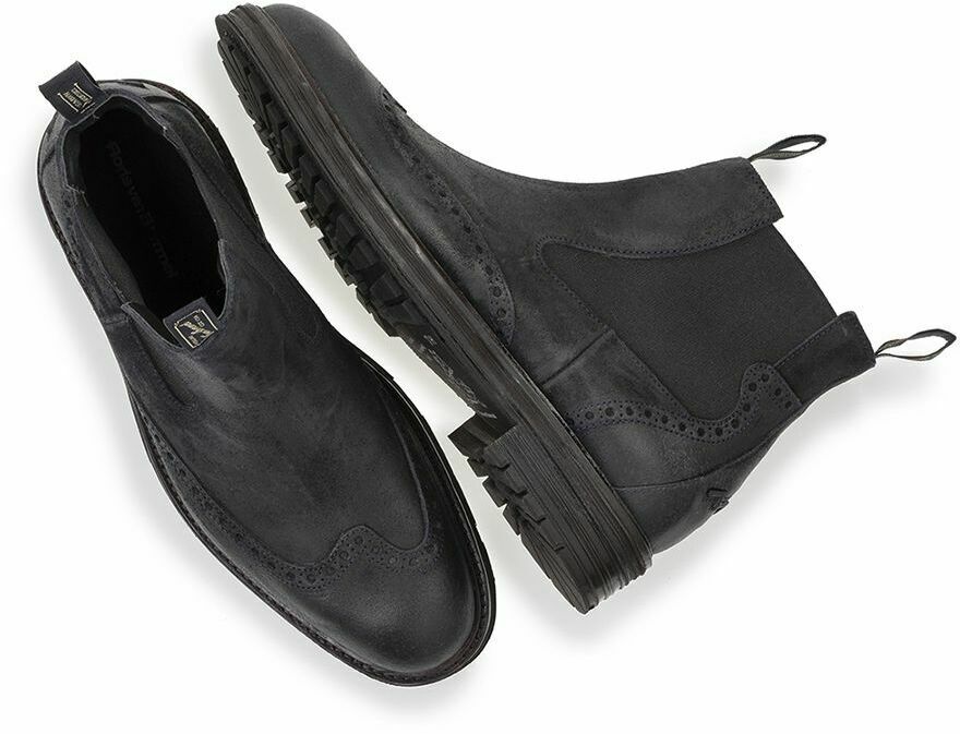 Blauwe FLORIS VAN BOMMEL Chelsea boots SFM-60045 | Omoda
