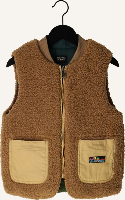 Groene SCOTCH & SODA Bodywarmer REVERSIBLE PADDED BODYWARMER Groene SCOTCH & SODA Bodywarmer REVERSIBLE PADDED BODYWARMER - large