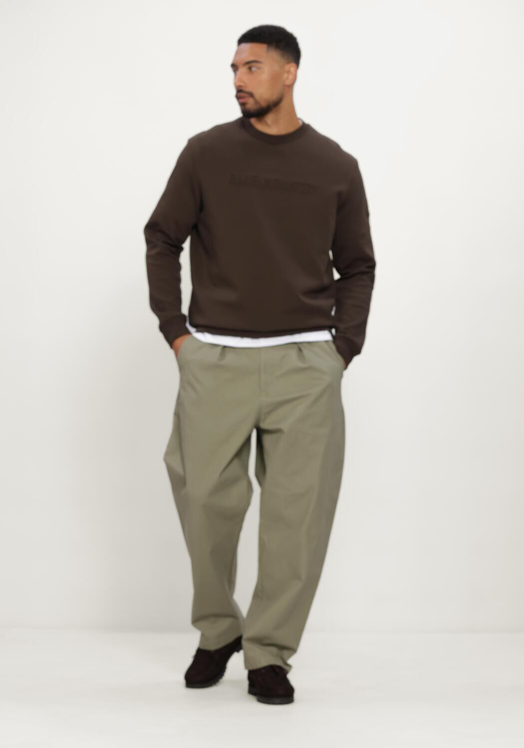 BLUE INDUSTRY Heren Truien & Vesten Sweater Bruin