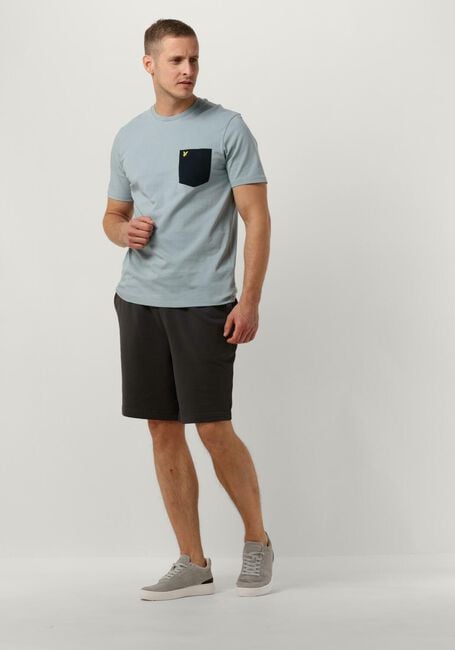 Blauwe LYLE & SCOTT T-shirt CONTRAST POCKET T-SHIRT - large