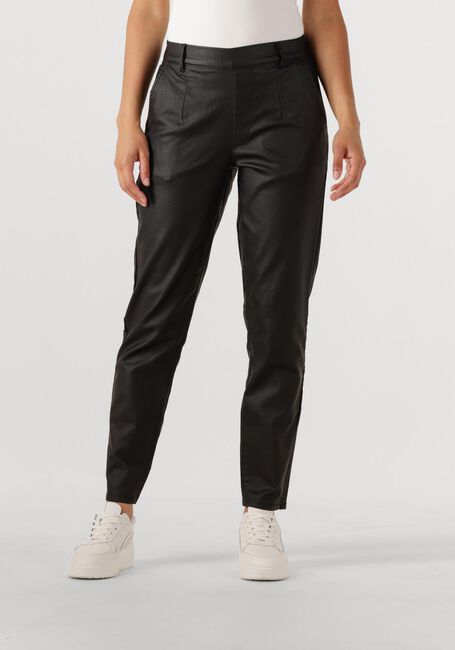 Zwarte OBJECT Pantalon OBJBELLE LISA COATED PANT NOOS - large