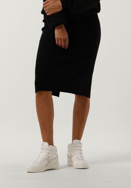 Zwarte CALVIN KLEIN Midirok KNITTED SKIRT - large