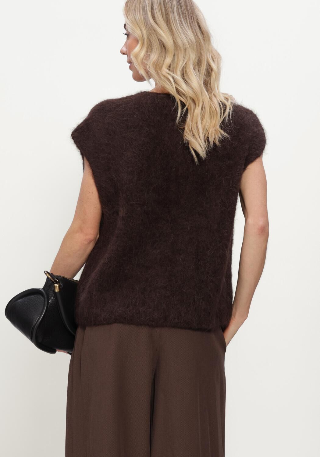 Bruine MSCH COPENHAGEN Top MSCHTILA SALMIA VEST - large