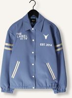 Blauwe ALIX THE LABEL Jack LADIES WOVEN SPORT BOMBER Blauwe ALIX THE LABEL Jack LADIES WOVEN SPORT BOMBER - medium