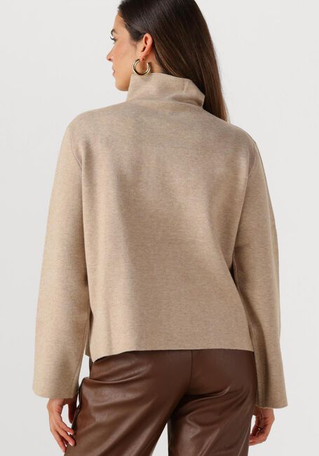Beige MINUS Trui LUPI HIGH NECK PULLOVER - large