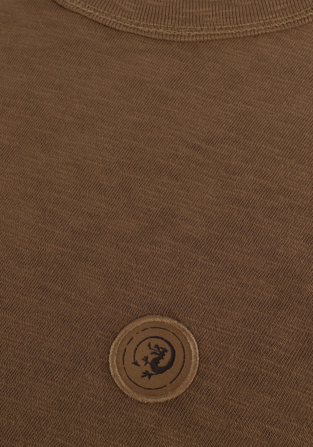 Bruine CAST IRON T-shirt SHORT SLEEVE R-NECK COTTON SLUB - large