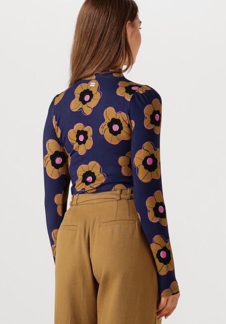 Donkerblauwe POM AMSTERDAM Trui TURTLENECK - FLEURS PARFAITES - large