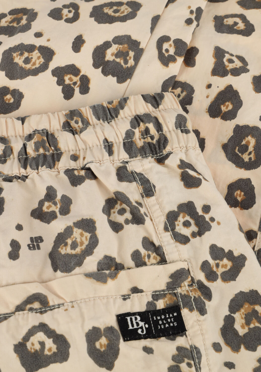 INDIAN BLUE JEANS Meisjes Broeken Parachute Animal Pants Beige