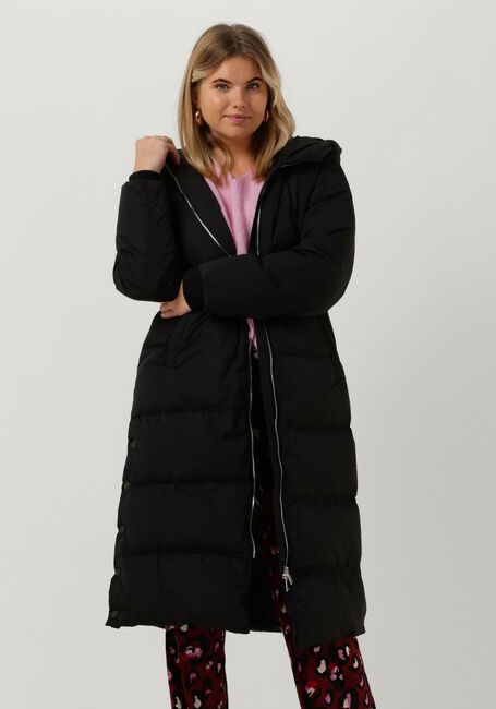 Zwarte Y.A.S. Gewatteerde jas YASPUFFA LONG DOWN COAT - large