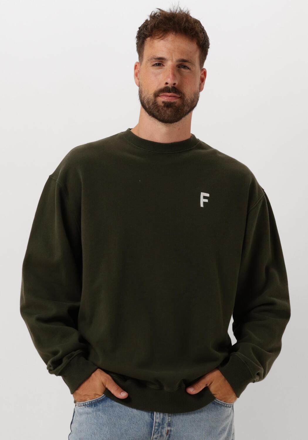 FORÉT Forét Heren Truien & Vesten Ponder Sweatshirt Donkergroen