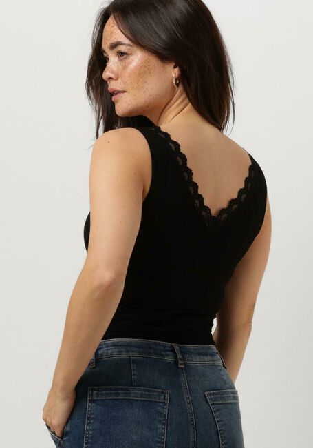 Zwarte BY-BAR Top LACE SINGLET - large