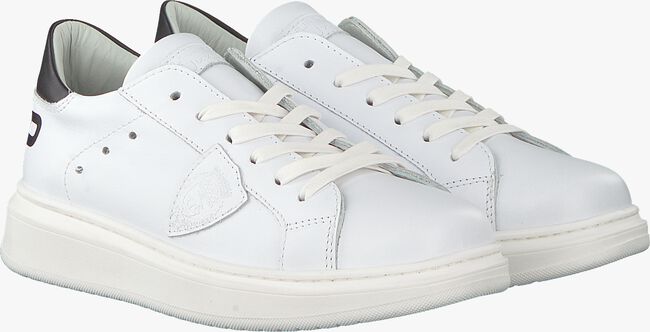 Witte PHILIPPE MODEL Lage sneakers GRANVILLE PMP VEAU - large