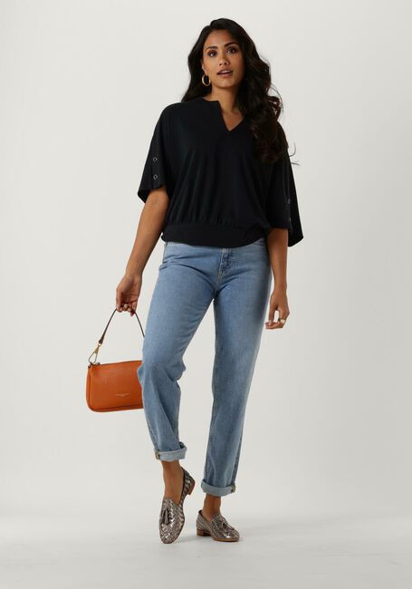 Zwarte SUMMUM Top TOP WASHED MODAL Zwarte SUMMUM Top TOP WASHED MODAL - large