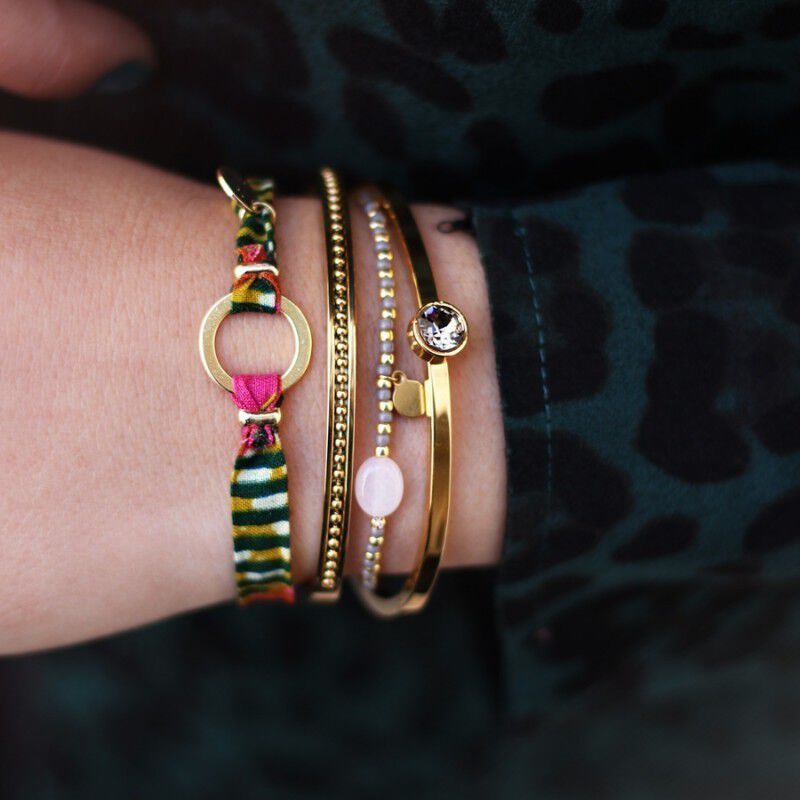 Roze MY JEWELLERY Armbanden AFRICA BRACELET - large