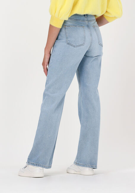 Lichtblauwe NA-KD Straight leg jeans RELAXED FULL LENGTH JEANS - large