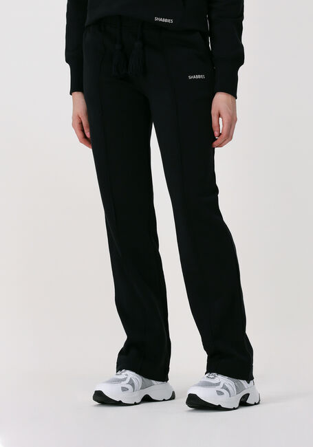 Zwarte SHABBIES Joggingbroek SHC0005 STRAIGHT LEG SWEATPANTS - large